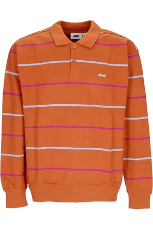 Obey Polo Manica Lunga Uomo Complete Polo Sweatshirt Specialty Fleece