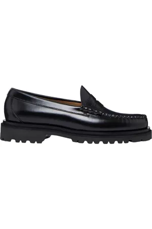 G.H. Bass Mocassini Weejuns Step-Lug Larson Penny Loafers Leather