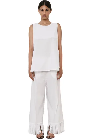 MEIMEIJ Pantalone Donna con frange