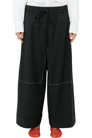 MEIMEIJ Pantalone Donna bordo bianco