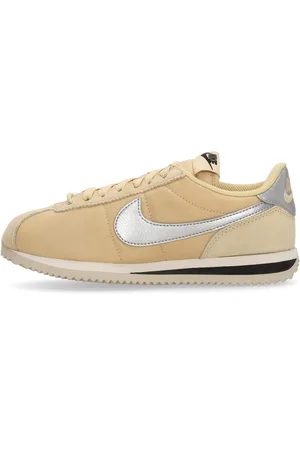Nike Scarpa Bassa Donna W Cortez Sesame/metallic Silver/lt Orewood Brn