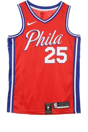 Nike Canotta Basket Uomo Nba Swingman Jersey Statement Edition No 25 Ben Simmons Phi76e