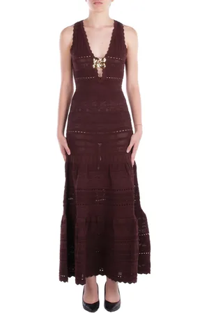 Elisabetta Franchi Abiti Marrone