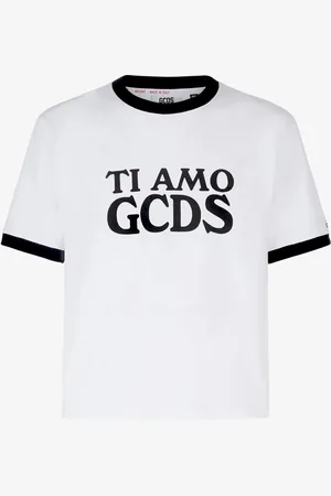 GCDS T-SHIRT TI AMO BOXY T-SHIRT