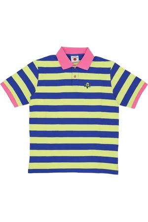 ICECREAM Polo Manica Corta Uomo Cones and Bones Striped Polo Shirt