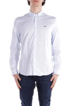 Lacoste Camicie Celeste