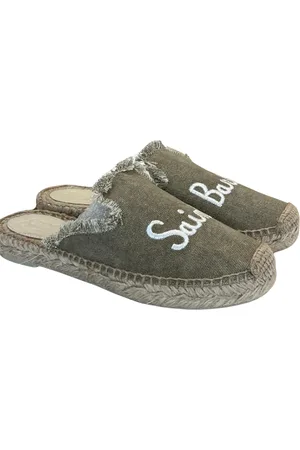 MC2 SAINT BARTH CIABBATTINE Donna con logo bianco