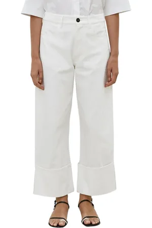 MEIMEIJ Jeans ampio Donna con piegone