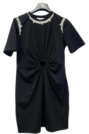 Trash and Luxury Vestito corto mezza manica Donna con applicazioni