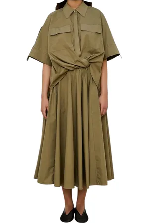 MEIMEIJ Vestito lungo mezza manica Donna con elastico in vita