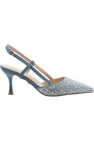 Twenty Fourhaitch Scarpe con Tacco Azzurro