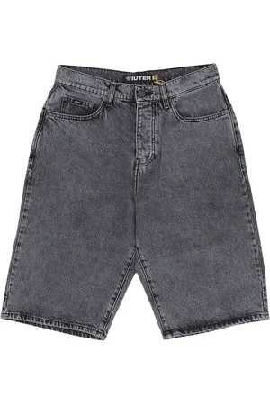 IUTER Jeans Corto Uomo Baggy Denim Shorts