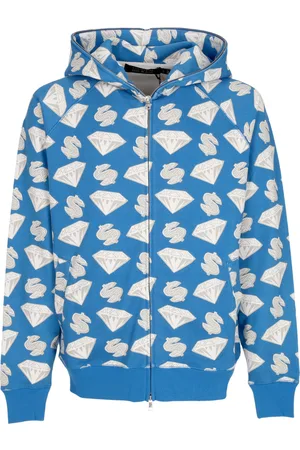 Billionaire Boys Club Felpa Leggera Cappuccio Zip Uomo Diamonds & Dollars Zip-through Hooded