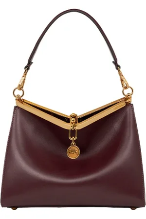 Etro Borse a mano donna - shoulder bag vela m leather - bordeaux