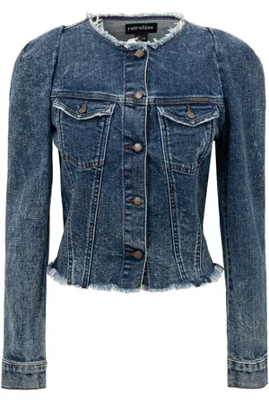 Retrofete Giubbino Cropped in Denim