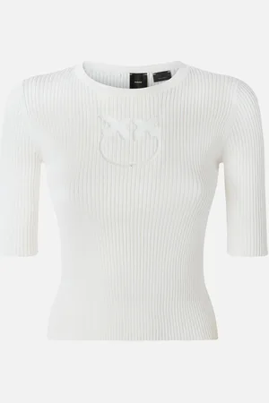 Pinko TRITONE MAGLIA SETA COTONE LOGO 25