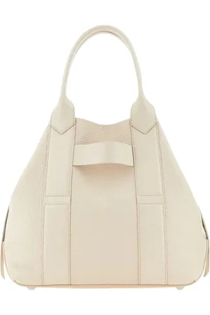 Hogan Borse a mano donna - borsa shopping script media - avorio