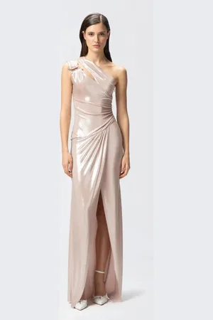 Pinko FRINGUELLO ABITO JERSEY LAMINA 25