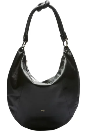 Nº21 Borse a spalla donna n21 - hobo soft medium nappa tracolla - nero