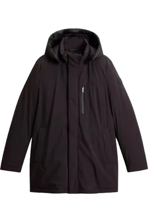 Woolrich Giubbini uomo - mountain stretch down parka - nero