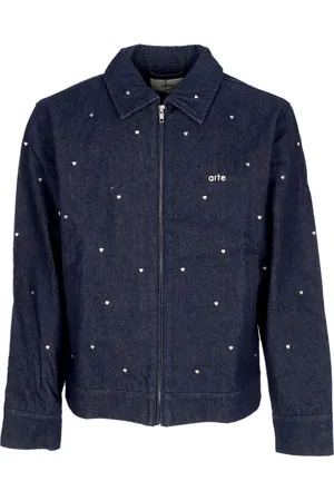 ARTE Giubbotto Jeans Uomo Heart Denim Jacket