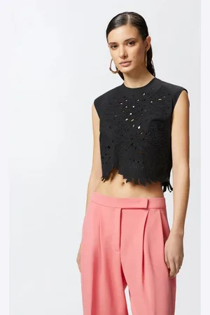 Pinko TRUE COLORS TOP POPELINE RICAMO 25
