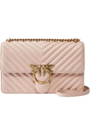 Pinko Borse a spalla donna - love one classic dc sheep - cipria