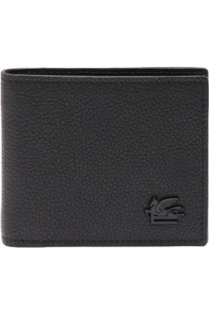 Etro Portafogli uomo - tumbled leather wallet - nero