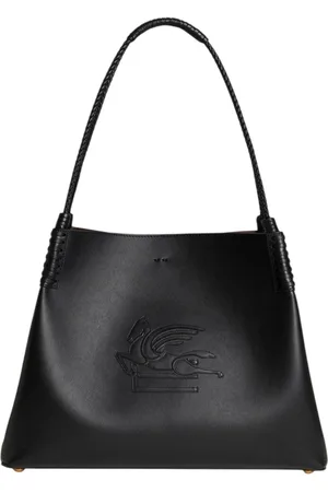 Etro Borse a spalla donna - shopping libra m leather - nero