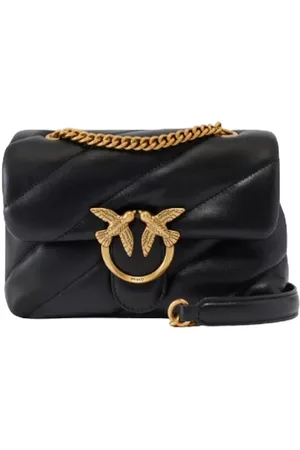 Pinko Borse a spalla donna - love puff mini cl sheep nappa - nero