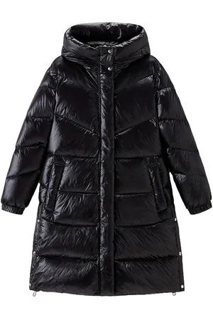 Woolrich Giacche donna - aliquippa long puffer jacket - nero