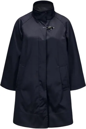 FAY Giacche impermeabili donna - giubbino corto impermeabile - blu