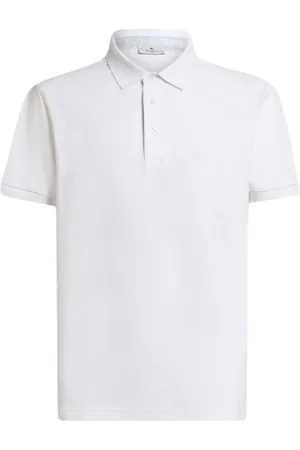 Etro Polo uomo - polo roma printed details - bianco