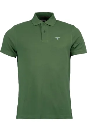 Barbour Polo uomo - tartan pique polo - verde