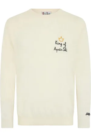 MC2 SAINT BARTH Maglioni uomo - crew neck light sweater king apres ski 10 emb - avorio
