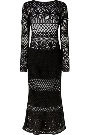 Pinko Vestiti casual donna - ortles abito fantasy net - nero