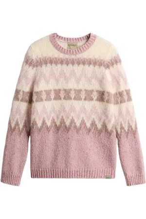 Woolrich Maglioni donna - aztec sweater - cognac