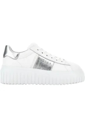 Hogan Sneaker donna - h-stripes - argento