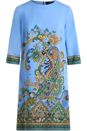 Etro Vestiti casual donna - knee dresses woman - celeste
