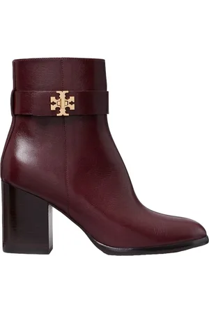 Tory Burch Stivali donna - t lock heeled ankle boot 80mm - bordeaux