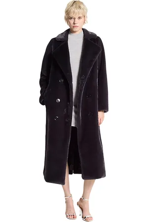 Michael Kors Cappotti donna - oversized db fx fur coat - blu