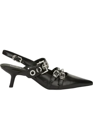 Ash Scarpe con tacco donna - soft polish calf - nero