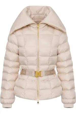 Elisabetta Franchi Piumini donna - giacca imbottita - avorio