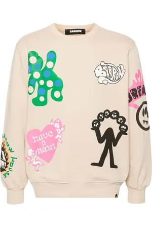 BARROW Felpe senza cappuccio unisex - sweatshirt - beige