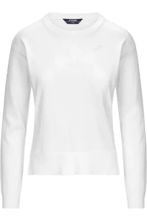 K-Way Felpe senza cappuccio donna - domitine cotton ps - bianco