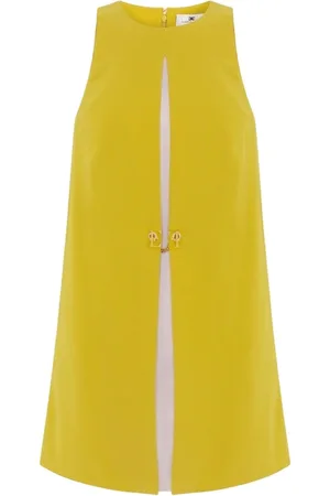 Elisabetta Franchi Vestiti casual donna - abito - senape