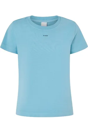 Pinko T-shirt donna - basico t-shirt jersey old - blu