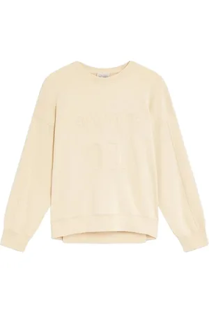 SEMICOUTURE Felpe con cappuccio donna - rhianna - avorio