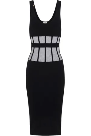 Elisabetta Franchi Vestiti casual donna - abito di maglia - nero