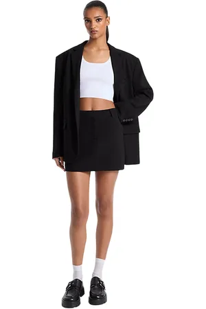 Michael Kors Gonne casual donna - micro trouser mini skirt - nero